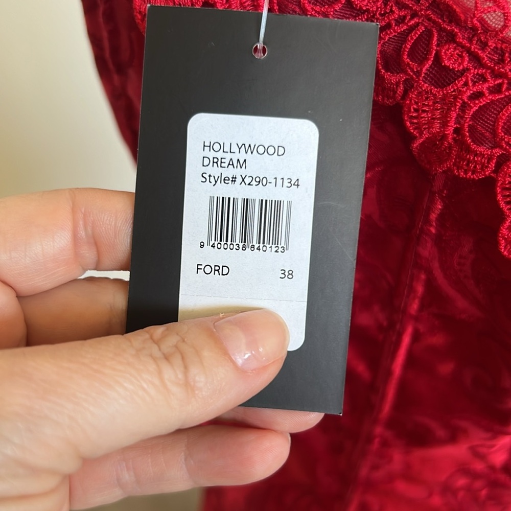 NWT Frederick's of Hollywood Red corset SIZE 38 fits M/L - Picture 7 of 8